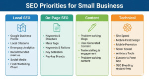 Infographic of SEO for small businesses