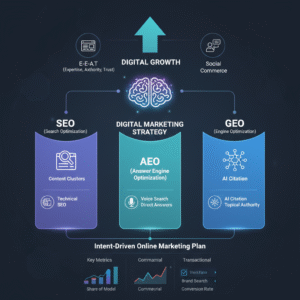 Infographic Image of Digital Marketing Strategy