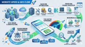 Infographic Image of website speed optimization
