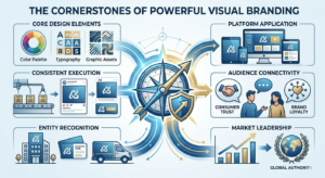 Infographic of visual branding importance